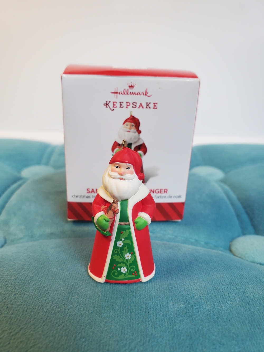 2014 Hallmark Keepsake Santa The Toy Bringer Miniature Ornament QXM8526